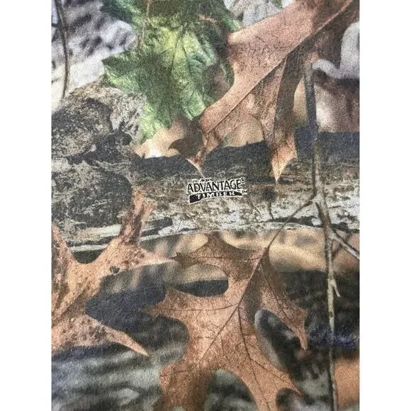 Cabelas Men’s Camo Long Sleeve Button Up Shirt Scent Lok XL Hunting Outdoors - Picture 9 of 9